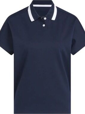 adidas Women's Go-To Polo Crew Collegiate Navy Large